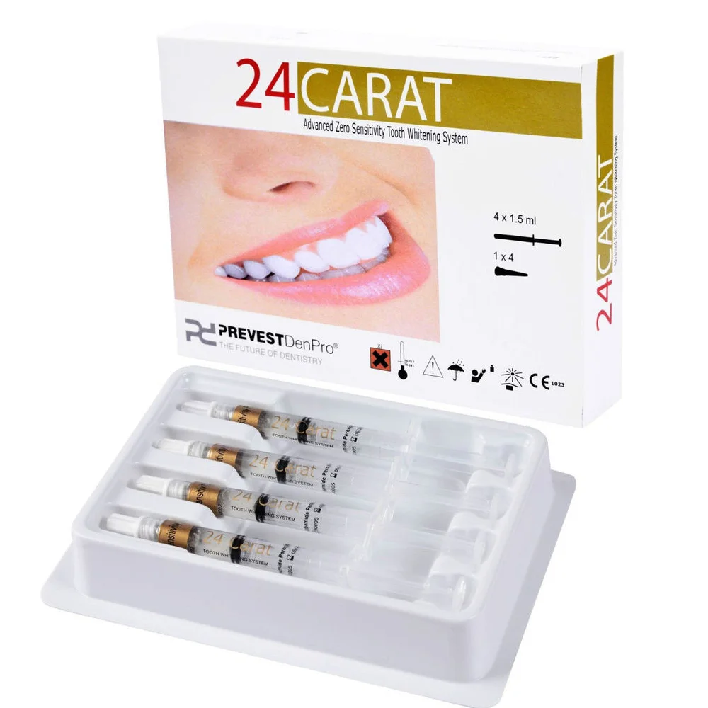 6日分Dennovate Teeth Whitening Gel Pack Prevest Denpro 24 Carat Teeth Whitening Gel Economy Pack